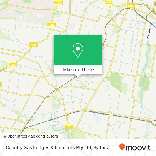 Country Gas Fridges & Elements Pty Ltd map