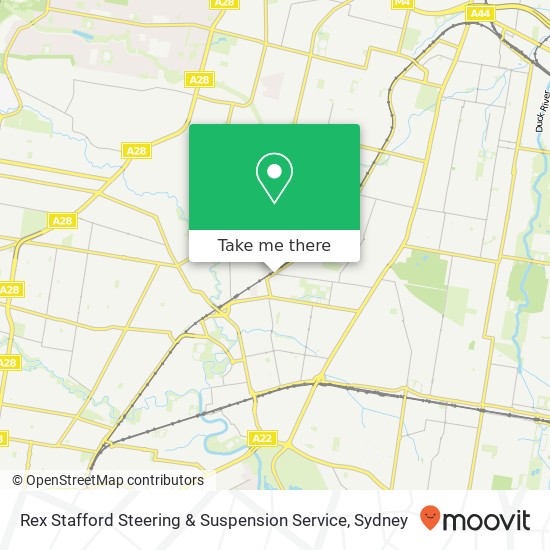 Rex Stafford Steering & Suspension Service map