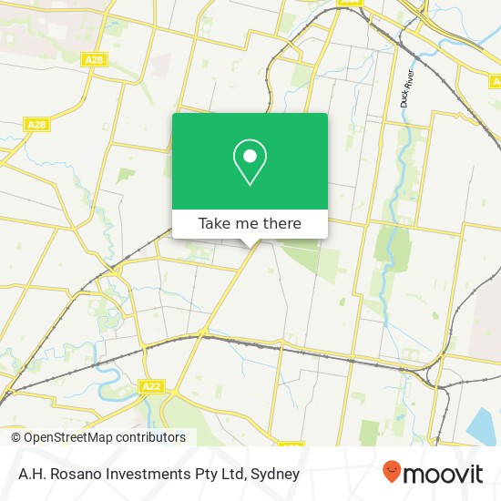 A.H. Rosano Investments Pty Ltd map