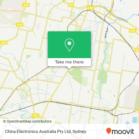 China Electronics Australia Pty Ltd map