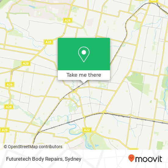 Futuretech Body Repairs map