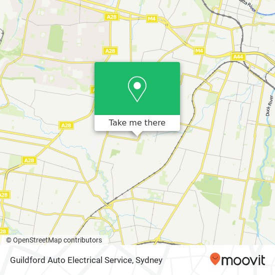 Guildford Auto Electrical Service map