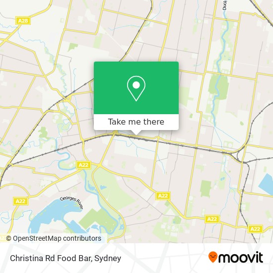 Christina Rd Food Bar map