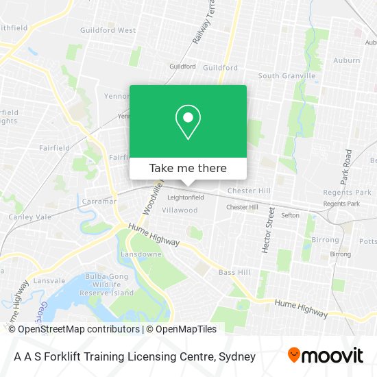 A A S Forklift Training Licensing Centre map