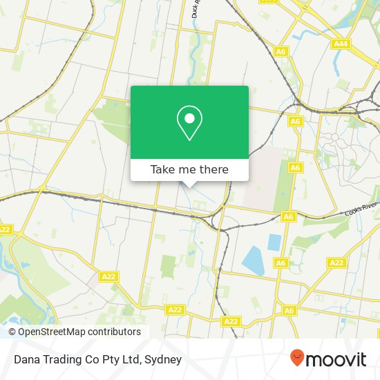 Mapa Dana Trading Co Pty Ltd