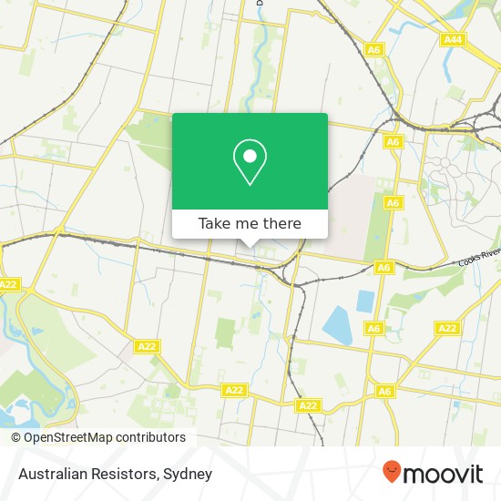 Mapa Australian Resistors