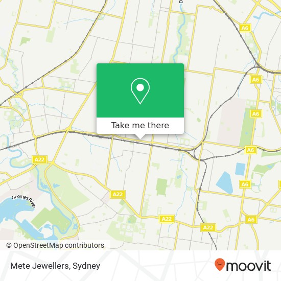 Mete Jewellers map