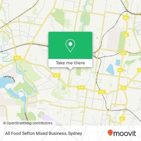 All Food Sefton Mixed Business map
