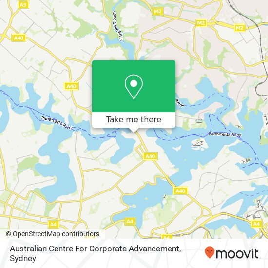 Australian Centre For Corporate Advancement map