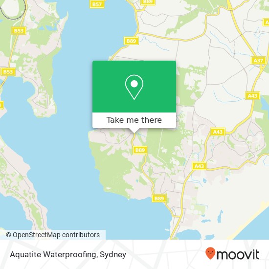 Aquatite Waterproofing map