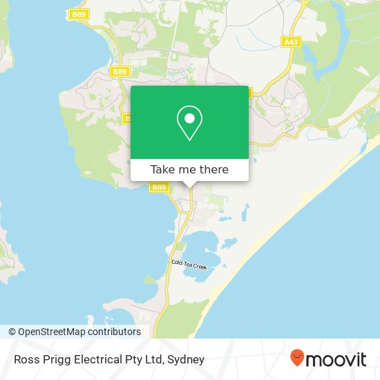 Ross Prigg Electrical Pty Ltd map