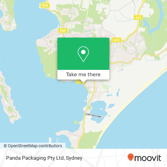 Panda Packaging Pty Ltd map