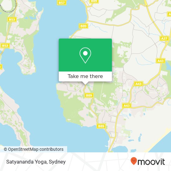 Satyananda Yoga map