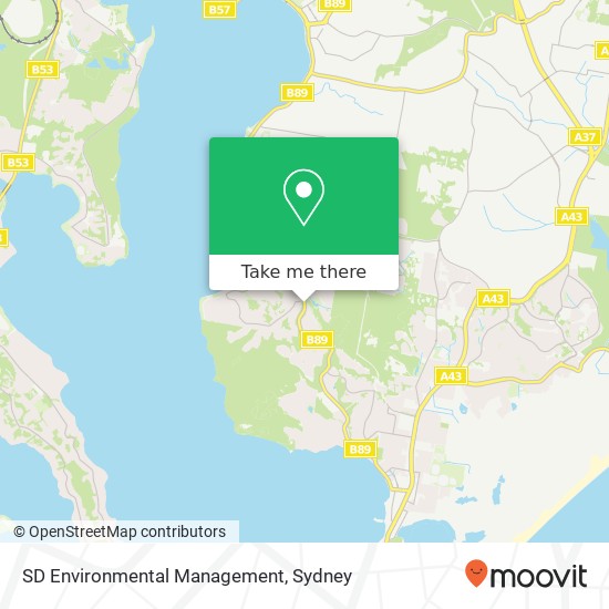 SD Environmental Management map