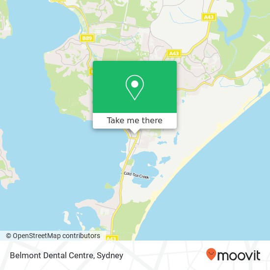 Mapa Belmont Dental Centre