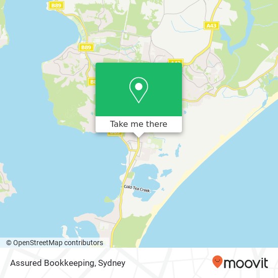 Assured Bookkeeping map