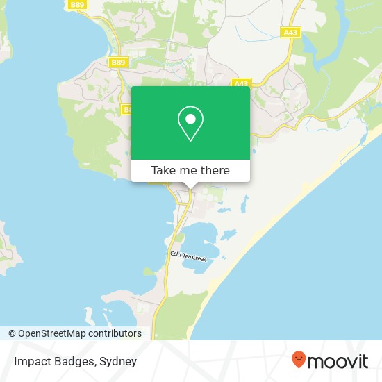 Impact Badges map