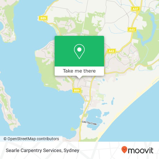 Searle Carpentry Services map