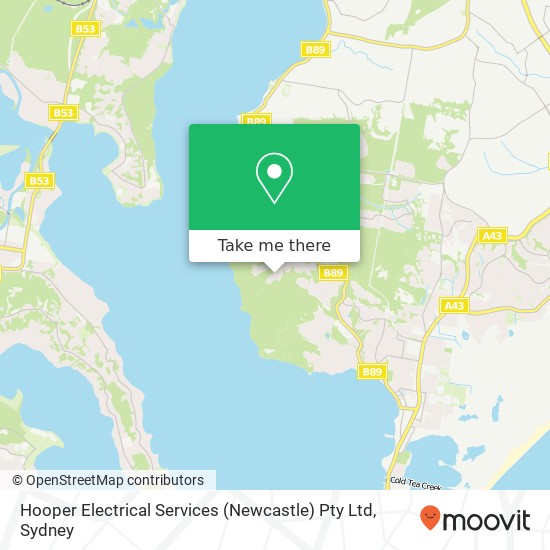 Mapa Hooper Electrical Services (Newcastle) Pty Ltd
