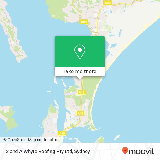 S and A Whyte Roofing Pty Ltd map