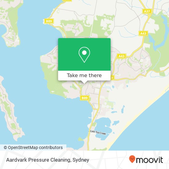 Aardvark Pressure Cleaning map