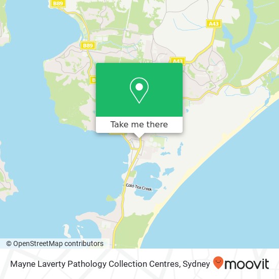 Mayne Laverty Pathology Collection Centres map