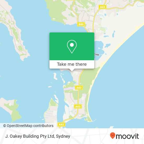 J. Oakey Building Pty Ltd map