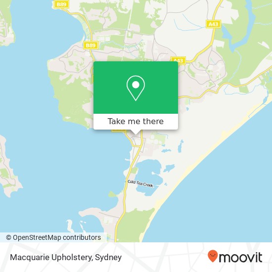 Mapa Macquarie Upholstery