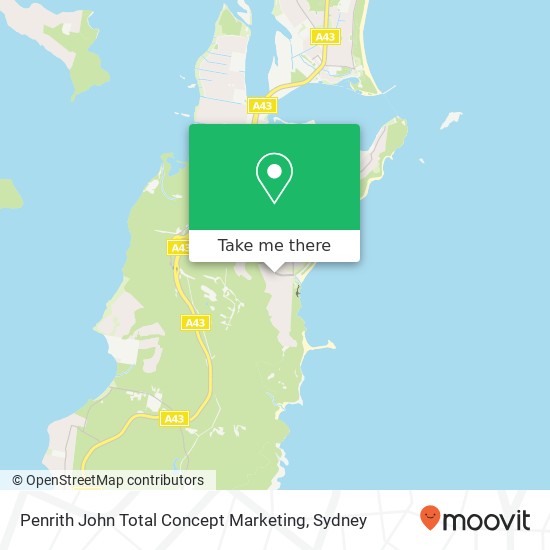 Mapa Penrith John Total Concept Marketing