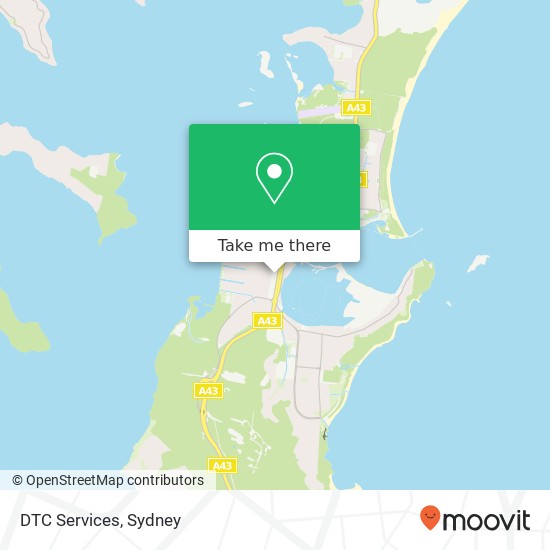 DTC Services map