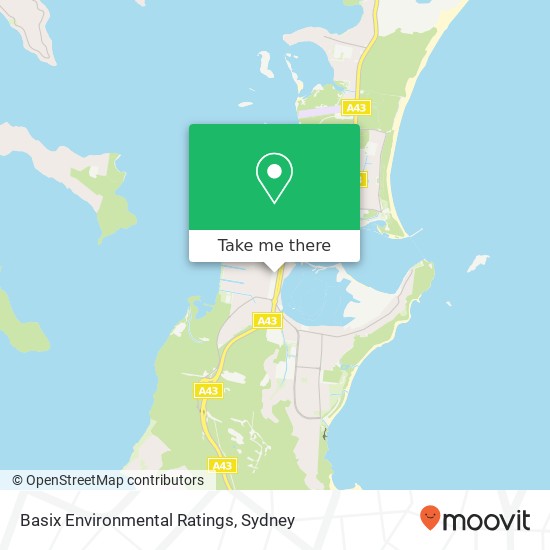 Mapa Basix Environmental Ratings