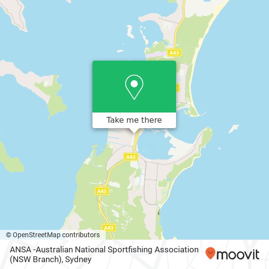 ANSA -Australian National Sportfishing Association (NSW Branch) map