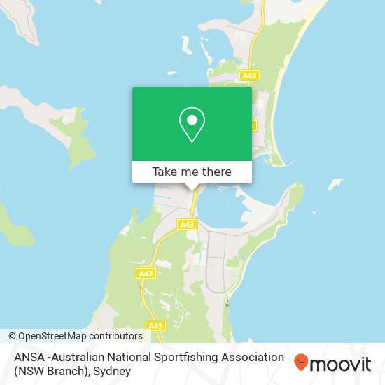 Mapa ANSA -Australian National Sportfishing Association (NSW Branch)