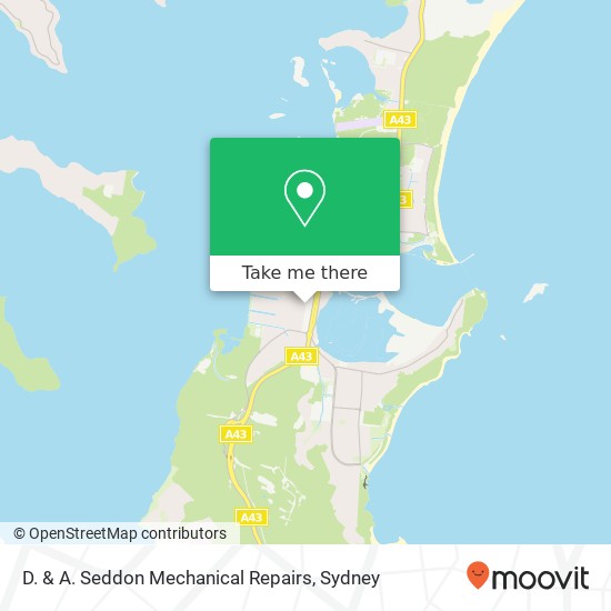 D. & A. Seddon Mechanical Repairs map