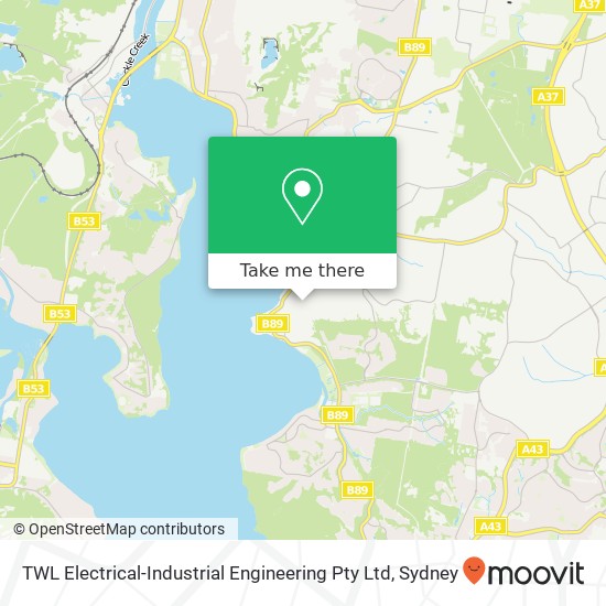 TWL Electrical-Industrial Engineering Pty Ltd map