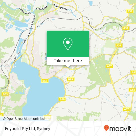 Foybuild Pty Ltd map