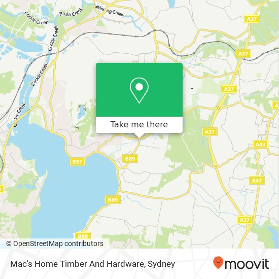 Mac's Home Timber And Hardware map