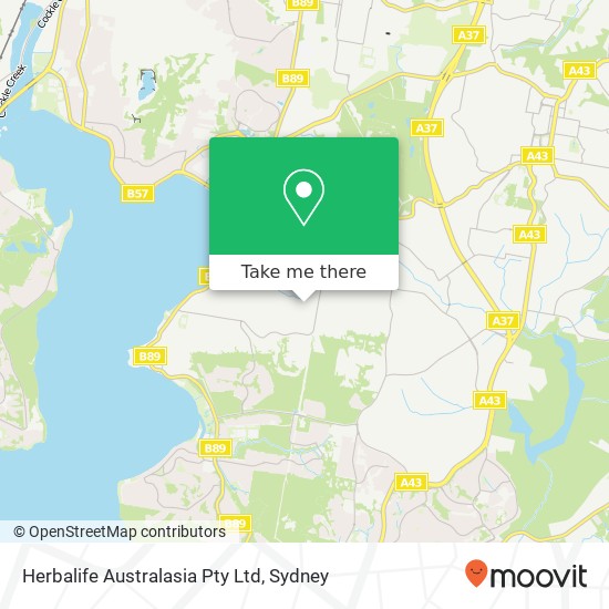 Herbalife Australasia Pty Ltd map