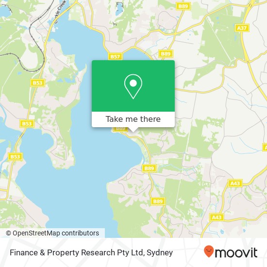 Finance & Property Research Pty Ltd map