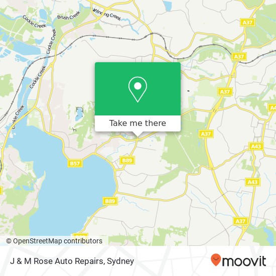 J & M Rose Auto Repairs map