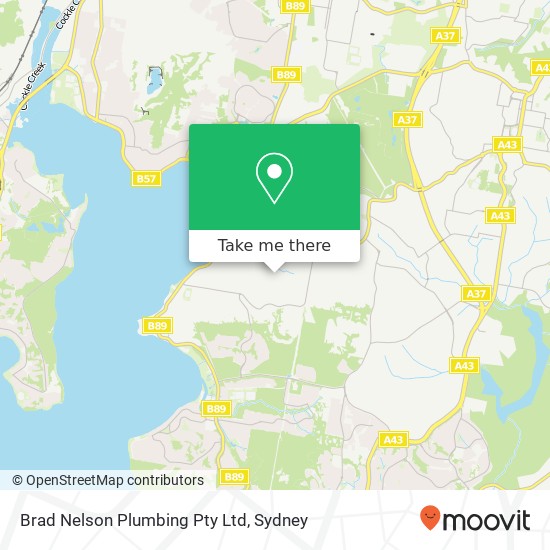 Brad Nelson Plumbing Pty Ltd map