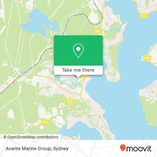 Mapa Avante Marine Group