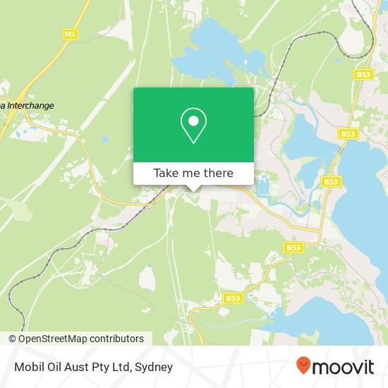 Mobil Oil Aust Pty Ltd map