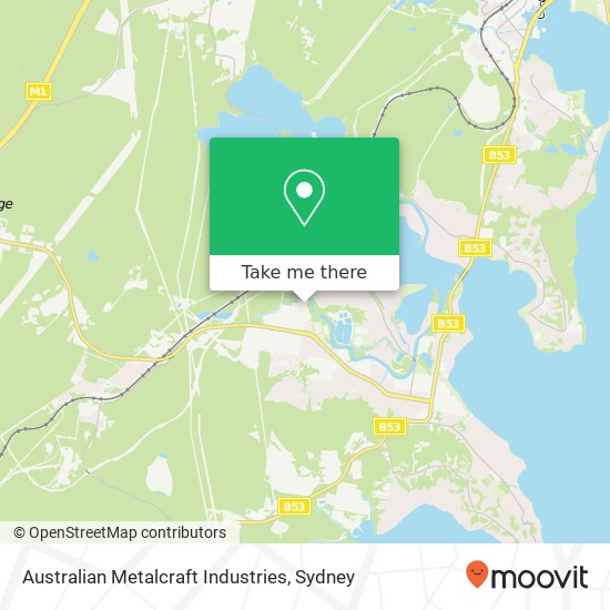 Mapa Australian Metalcraft Industries