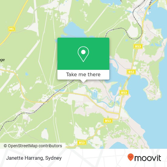 Janette Harrang map
