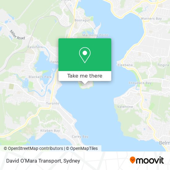 David O'Mara Transport map