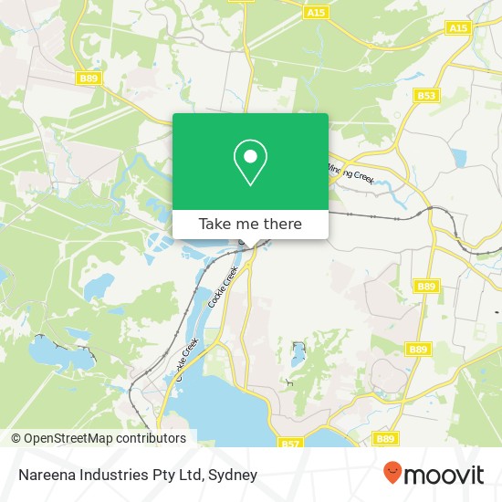 Nareena Industries Pty Ltd map