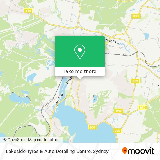 Lakeside Tyres & Auto Detailing Centre map
