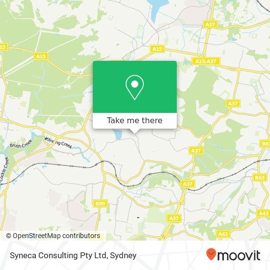 Syneca Consulting Pty Ltd map