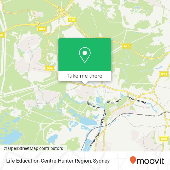 Life Education Centre-Hunter Region map